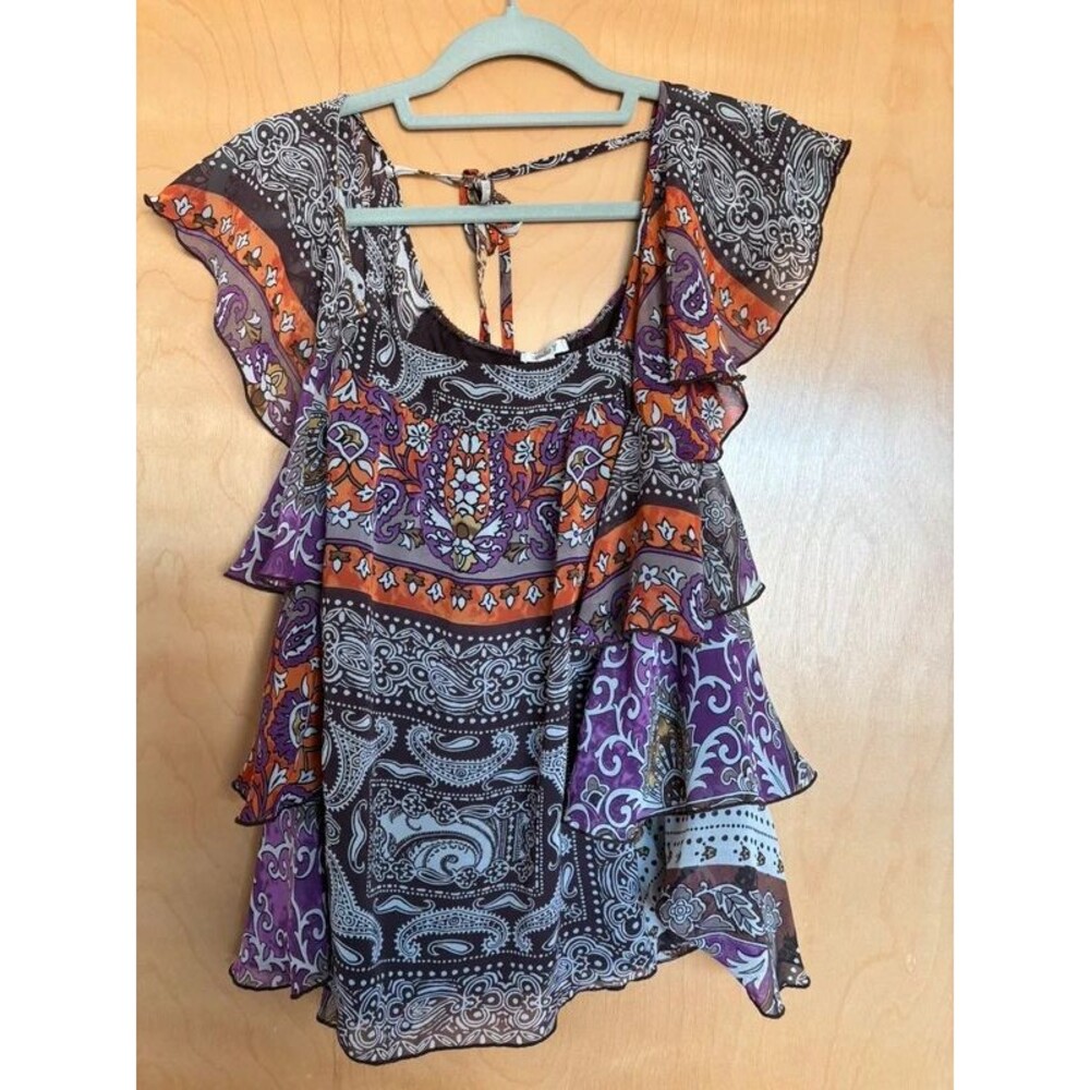 Y2K flutter top